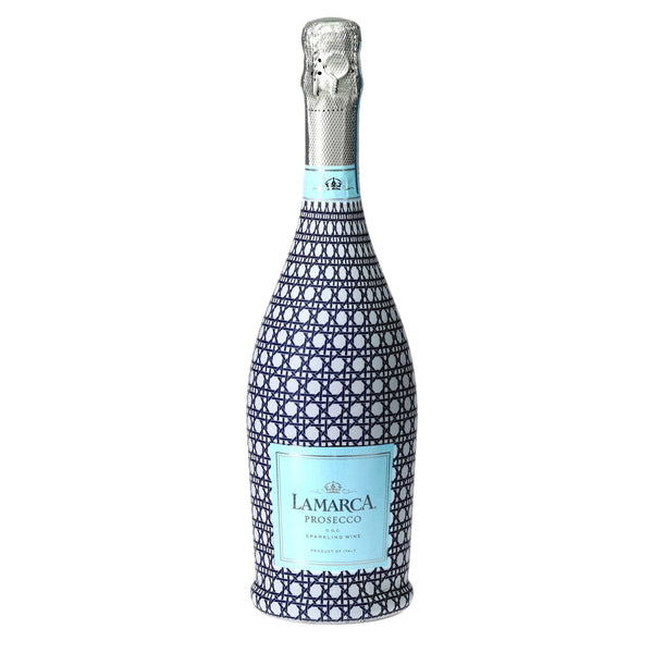 Beau Bottles Navy and White Cane - Prosecco Collection