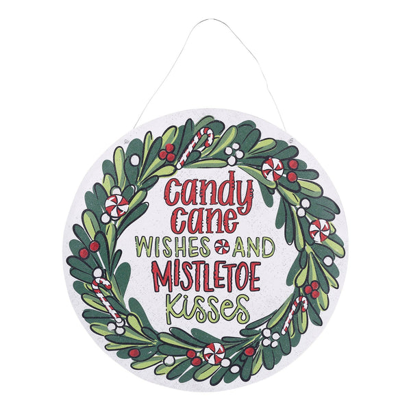 Candy Cane Wishes/Fall Leaves Burlee- Holiday Décor