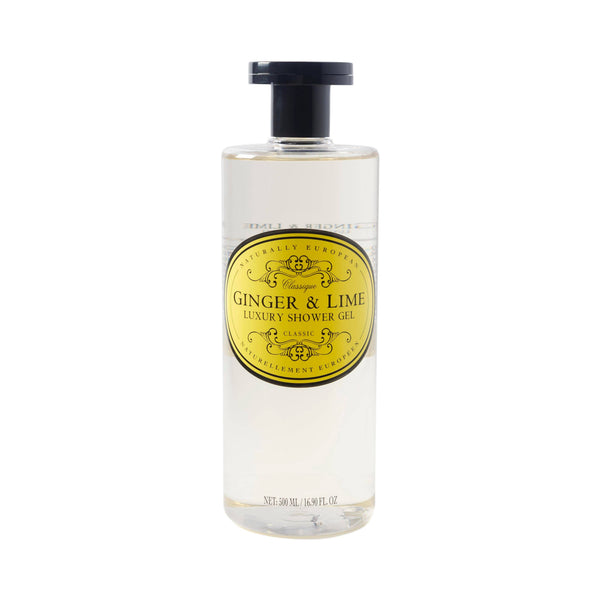 Naturally European® 500ml Luxury Shower Gel - Ginger & Lime