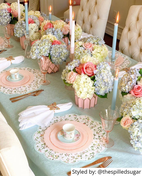 Lila x Camilla Moss Paper Placemats