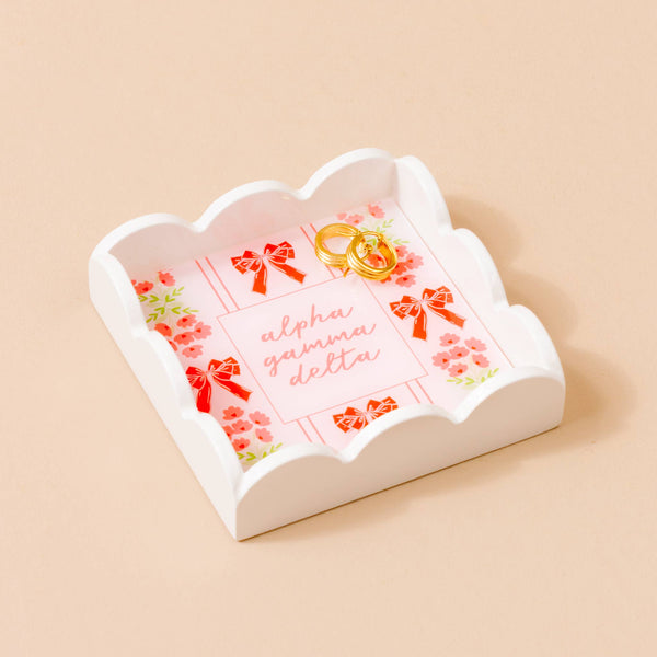 Sorority Scallop Trinket Tray