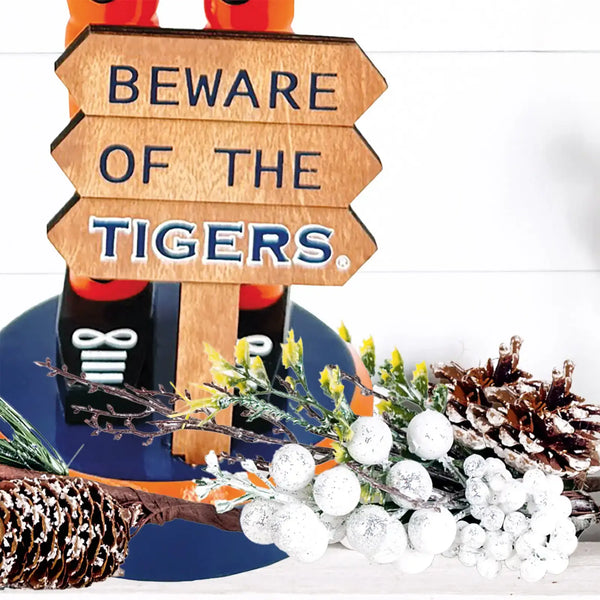 12" Auburn Beware of Tigers Nutcracker