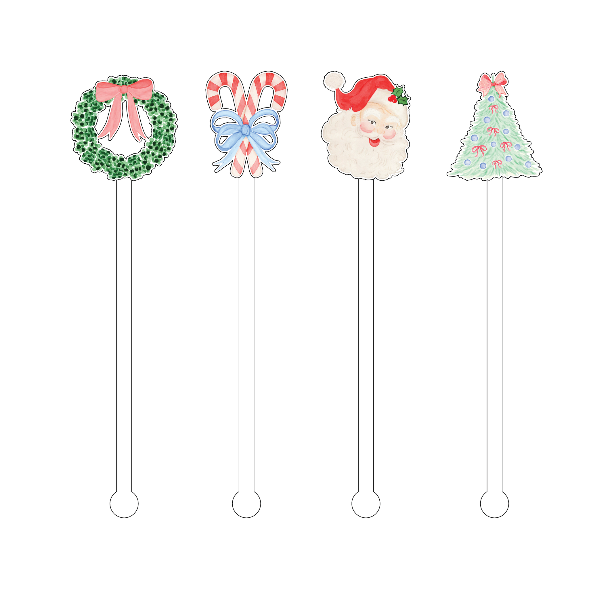 Holiday Stir Sticks: Assorted (1 of each)