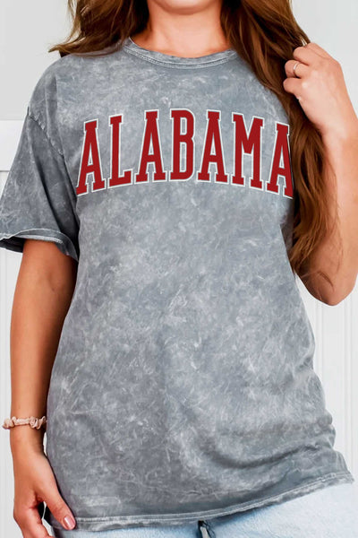 ALABAMA PUFF MINERAL GRAPHIC TSHIRTS: DUSTY PINK