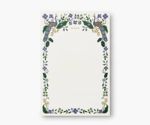 Peacock Memo Notepad-Rifle Paper