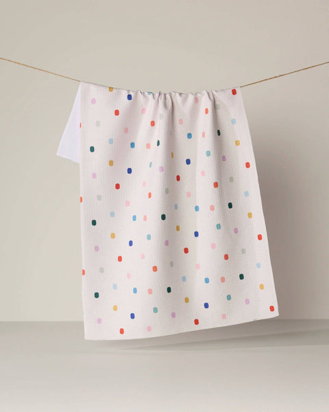 Tile Shuffle Tea Towel - Mahjong