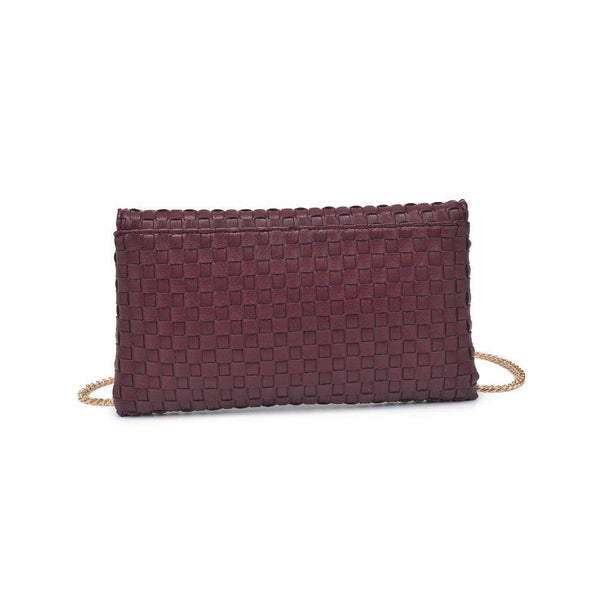 Priscilla Woven Clutch: Gold