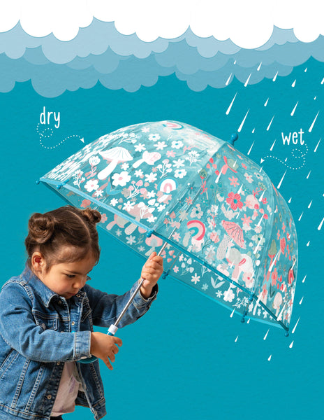 Clear Color Changing Umbrella: Mermaid