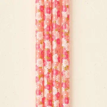 Floral Tumbler Straw Set