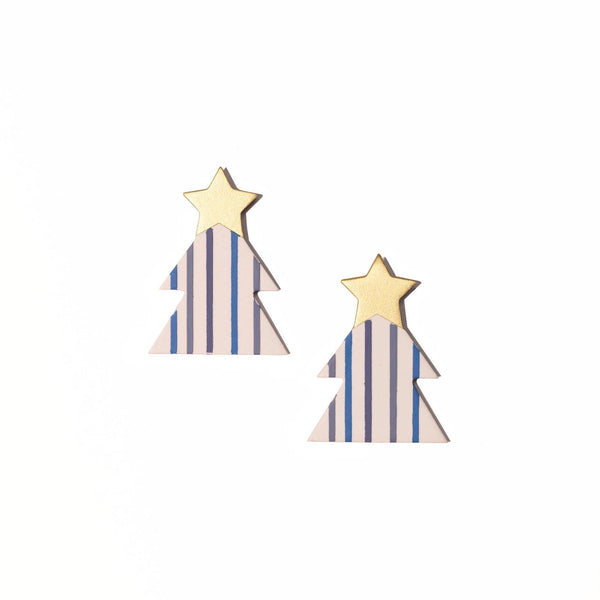 Winter Stripe Trees