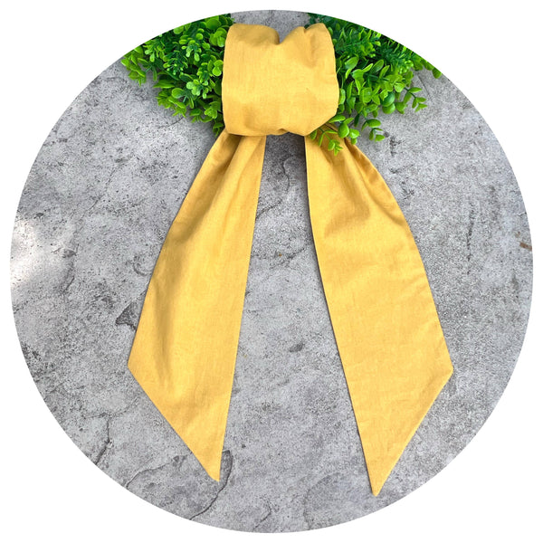 Light Blue Linen Blend Sash Colors 44 inch