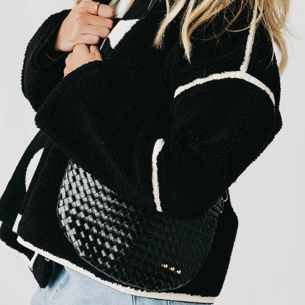Westlyn Woven Bum Bag Metallic Gunmetal