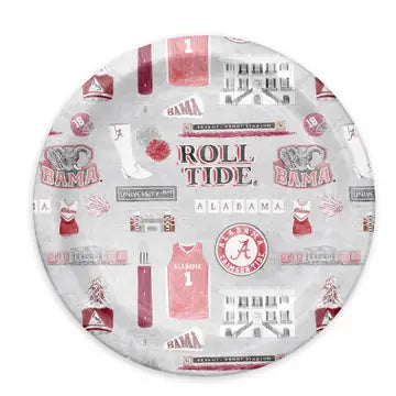 University of Alabama Paper Plate Pack