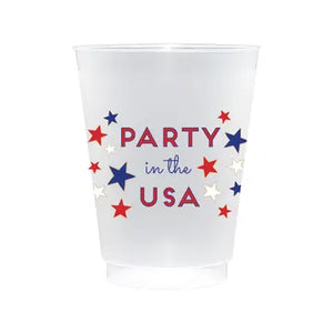Party in the USA Frost Party Cups set of 10