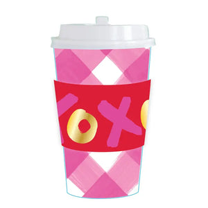 Pink Gingham/Xoxo Cups