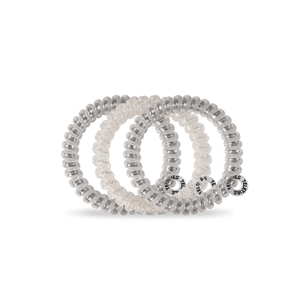 Spiral Hair Coils | Small | Silver Slay Hair Ties