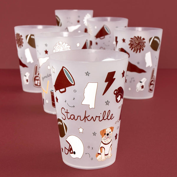 Starkville Football Game Day 16oz Stadium Cups