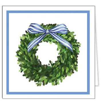 Boxwood Wreath Enclosure Cards