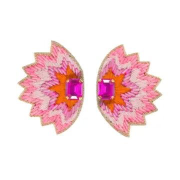 Pink & Orange Soho Studs