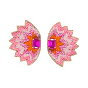 Pink & Orange Soho Studs