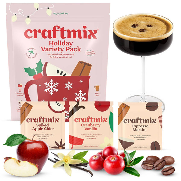 Seasonal Variety Pack Cocktail Mixers - 12 Serving Multipack