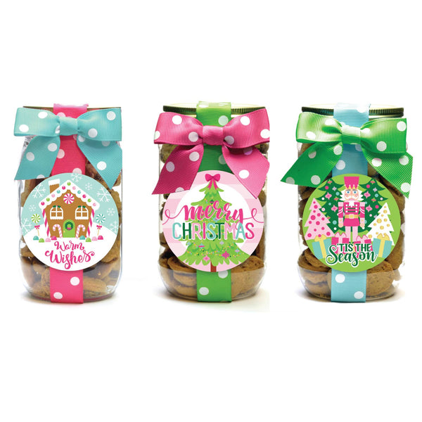 Cookies - Christmas Holiday Asst #7 - Pint Jars: Chocolate Chip