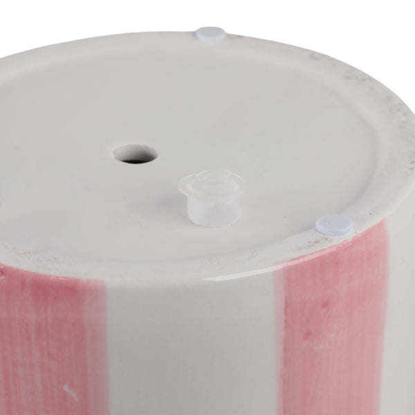 Pink Ceramic Striped Scallop