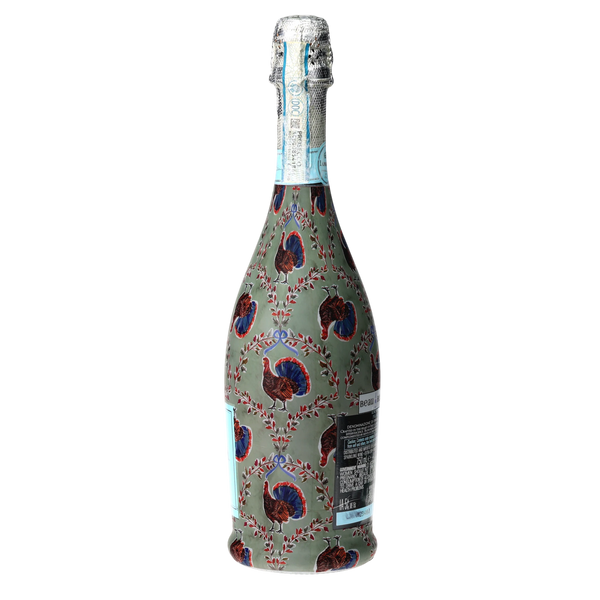 Autumn Turkey Trellis Prosecco Bottle Wrap