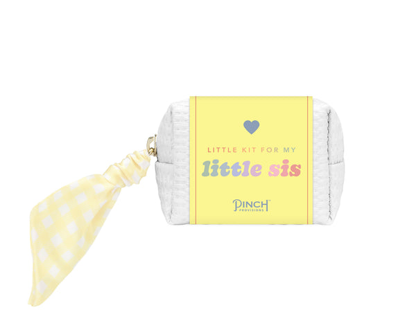 Little Sis Minimergency Kit | Sorority, Rush, Bid Week Greek: Peach Gingham