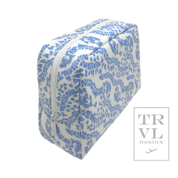 Luxe Gloss Wash Bag Med - All Heart Blue *New!