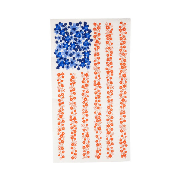 Floral Flag Guest Napkin (24ct)
