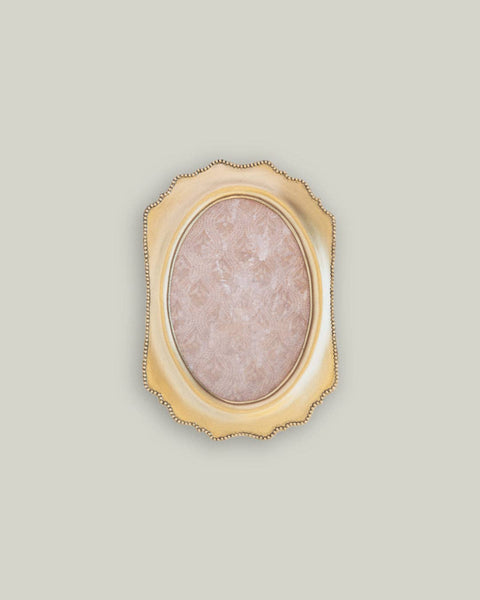 Gold Dots On Edge Photo Frame
