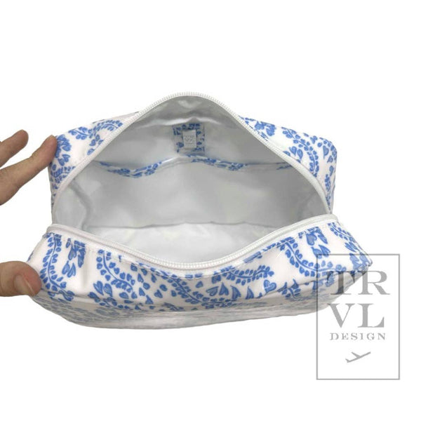 Luxe Gloss Wash Bag Large - All Heart Blue