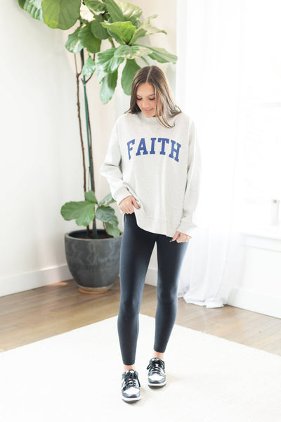 Reversible Sweatshirt, FAITH & GRACE: Faith / Grace