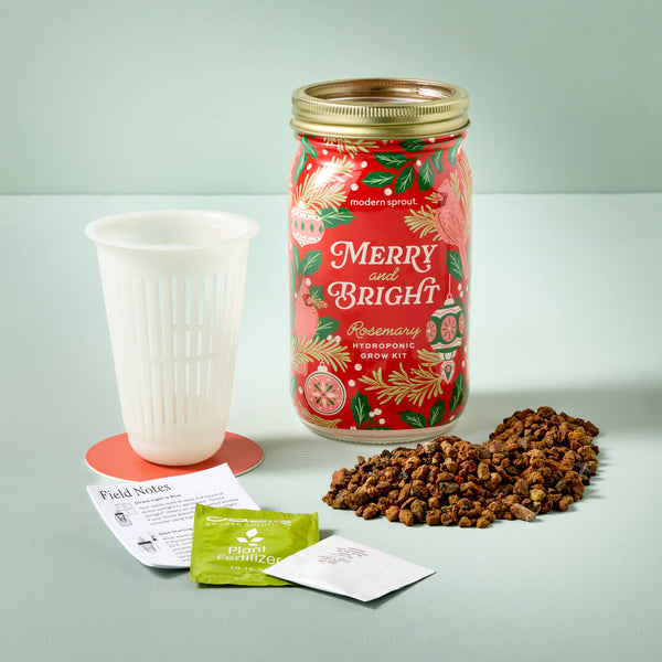 Holiday Herb Garden Jar: Merry & Bright