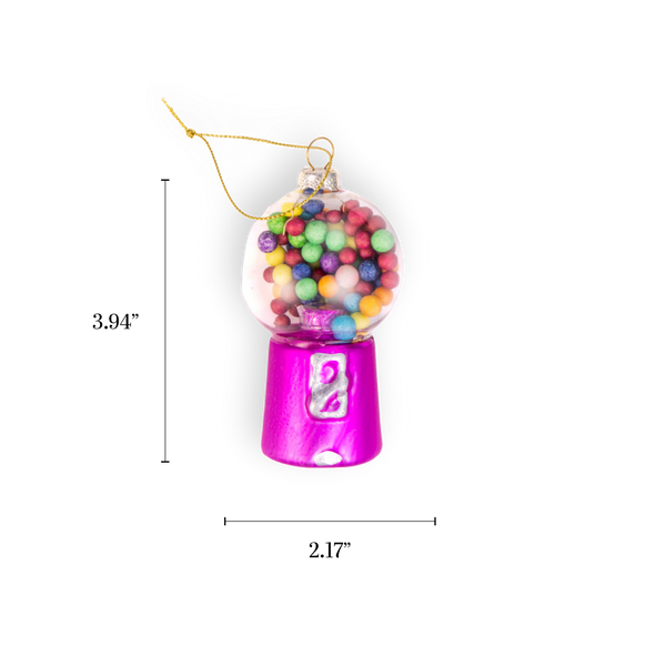 Gumball Machine, Retro Glass Nostalgic Ornament Stocking Stuffer Gift 2025