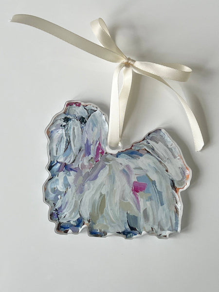 "Maltese Long-Haired" ornament