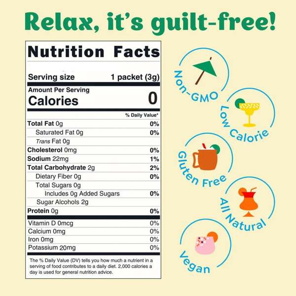 Skinny Margarita Cocktail Mixer - 6 Servings Multipack