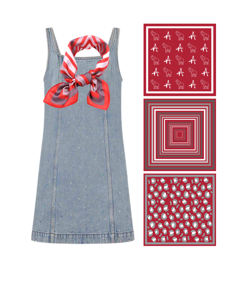 Alabama Bandana Gameday Scarf Bama A Elephant