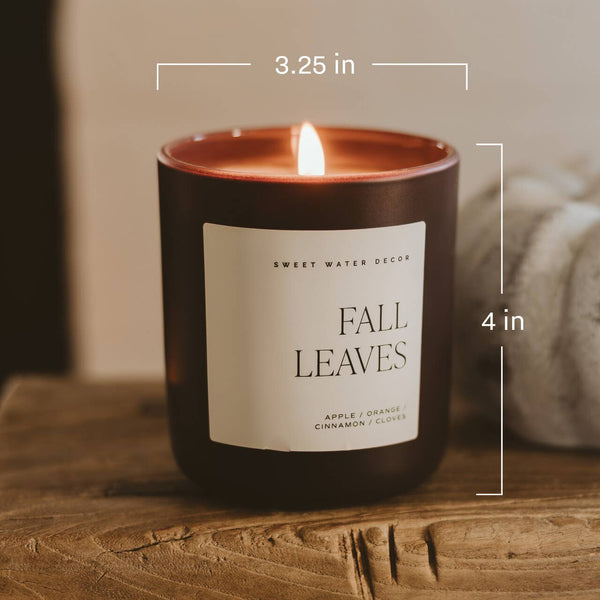 Hello Fall 15 oz Candle, Matte Jar