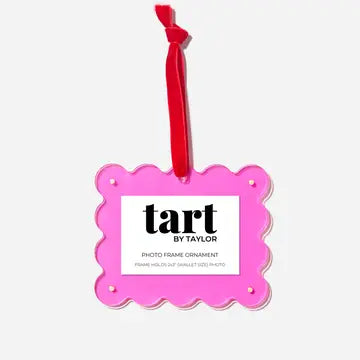Scalloped Acrylic Frame Ornament