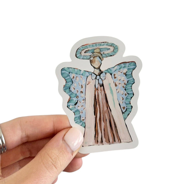 Blonde Angel Vinyl Removable Sticker