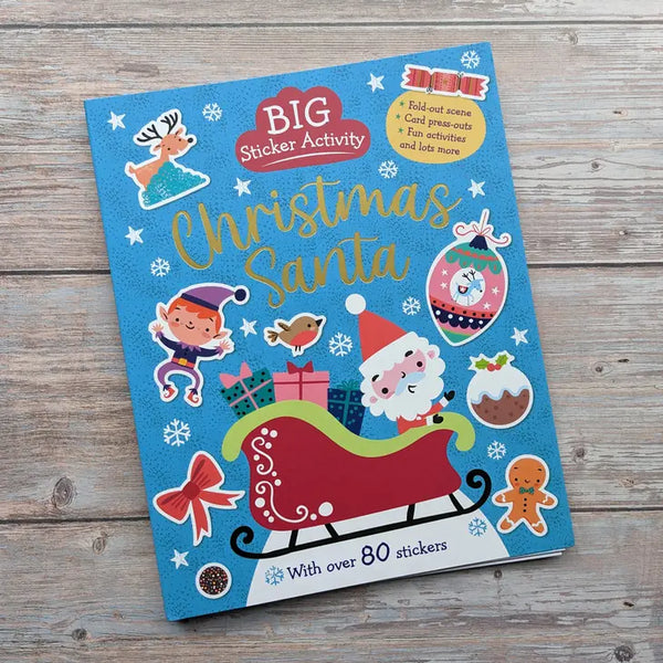 Big Sticker Book Christmas - Santa