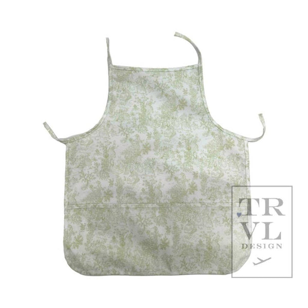 Apron - Bunny Toile Green