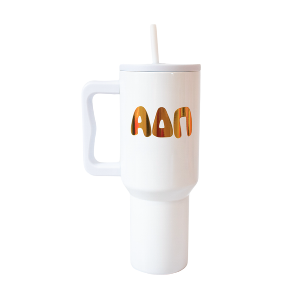 40oz 24 Karat Sorority Tumbler: CHI OMEGA