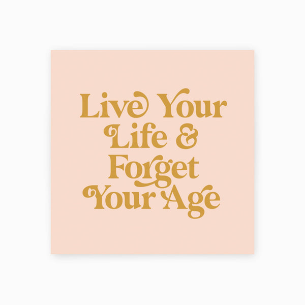 Decorative Matchbox – Live Your Life & One of a Kind