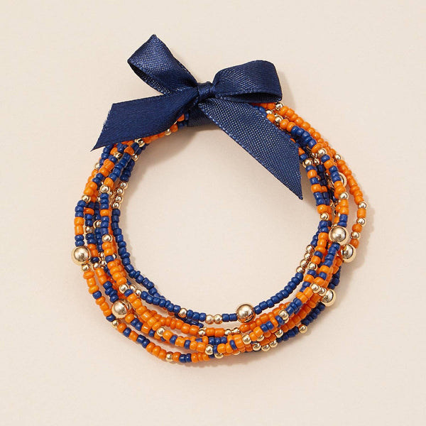 Bracelet Set: Blue/Orange