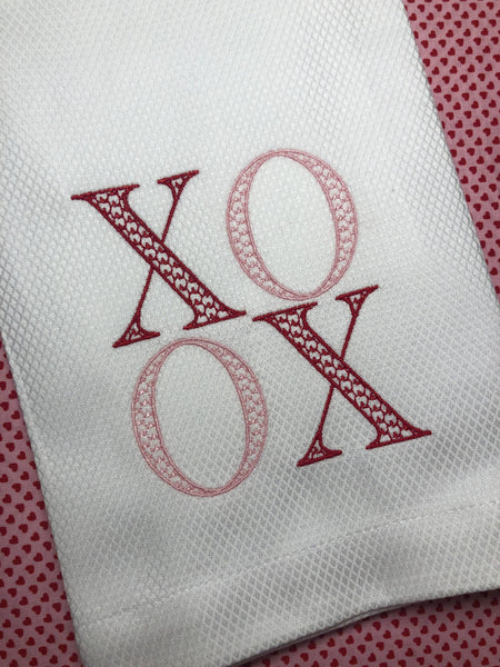 XOXO Huck Towel
