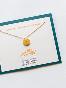 Worthy Inspirational Necklace