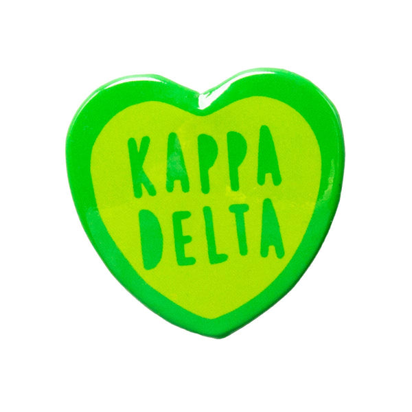 Sorority & Greek Sweet Heart Button